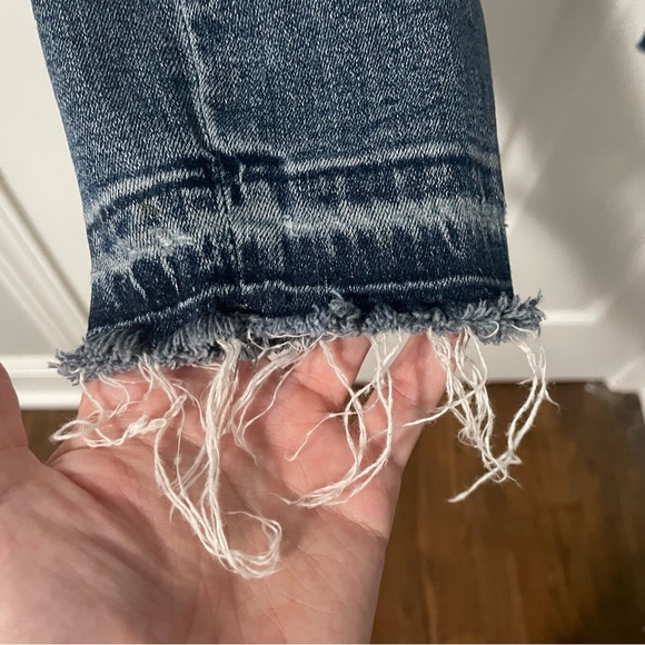 Calvin Klein Distressed Jeans with Raw Hem - size 26x28 - Picture 3 of 6